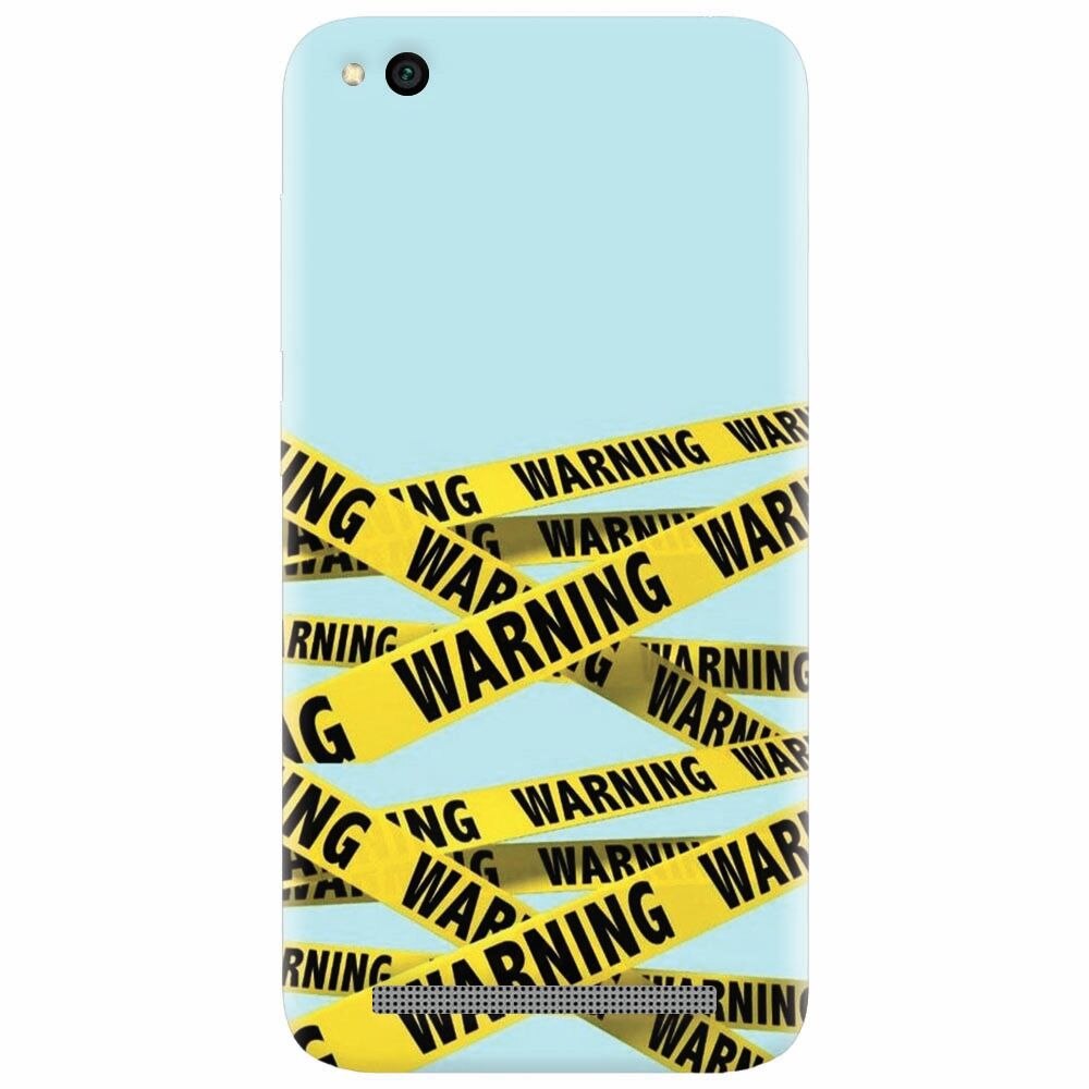 Husa silicon pentru Xiaomi Redmi 5A, Warning