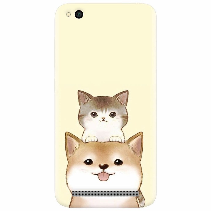 Силиконов кейс за Xiaomi Redmi 4A, Two Cat