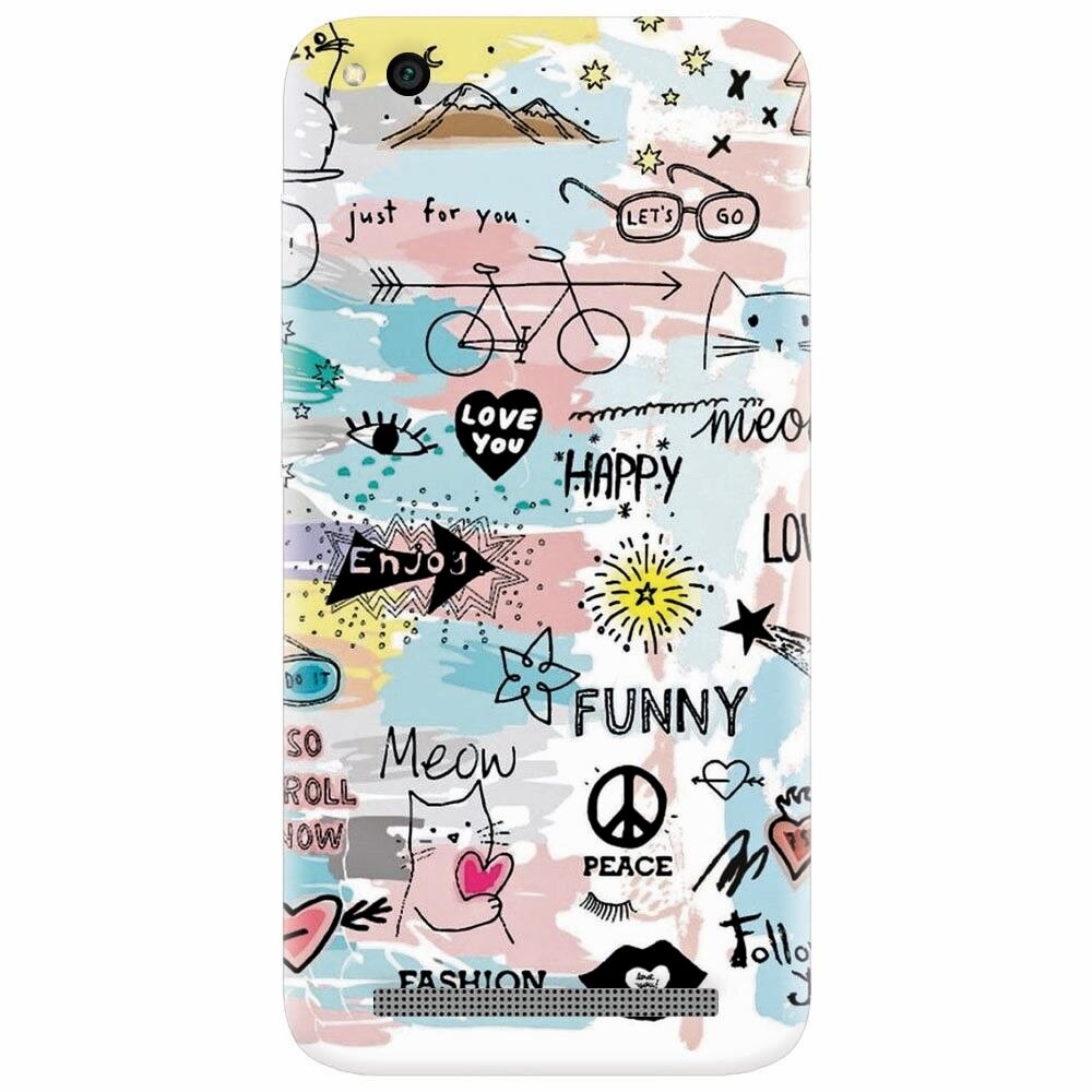 Husa silicon pentru Xiaomi Redmi 4A, Travel 101