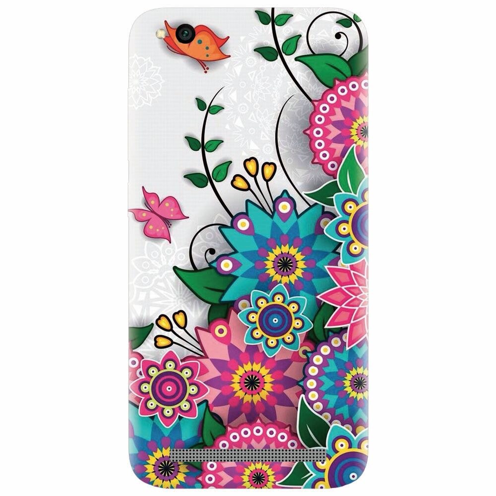 Husa silicon pentru Xiaomi Redmi 4A, Mandala Flowers