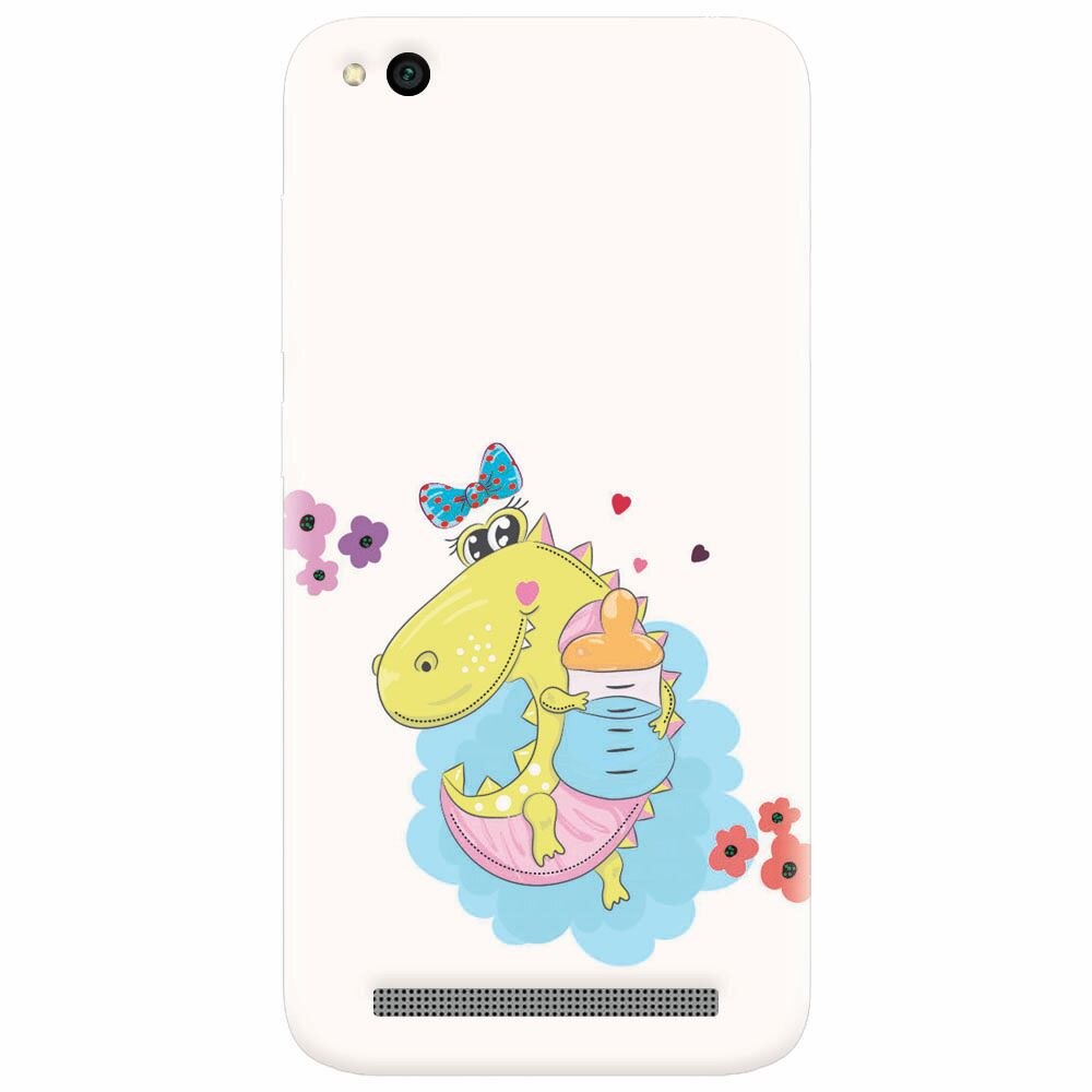 Husa silicon pentru Xiaomi Redmi 5A, Bebe Crocodil