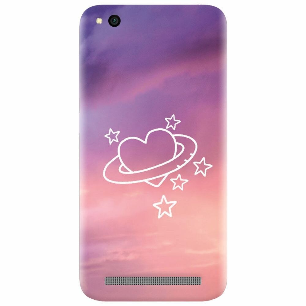 Husa silicon pentru Xiaomi Redmi 4A, Galaxy Heart