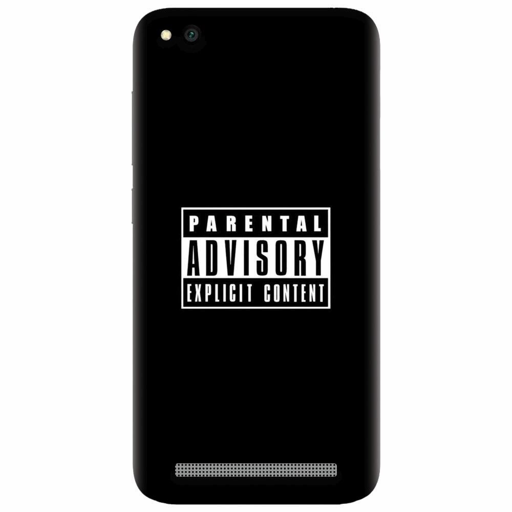 Husa silicon pentru Xiaomi Redmi 4A, Parental Advisory