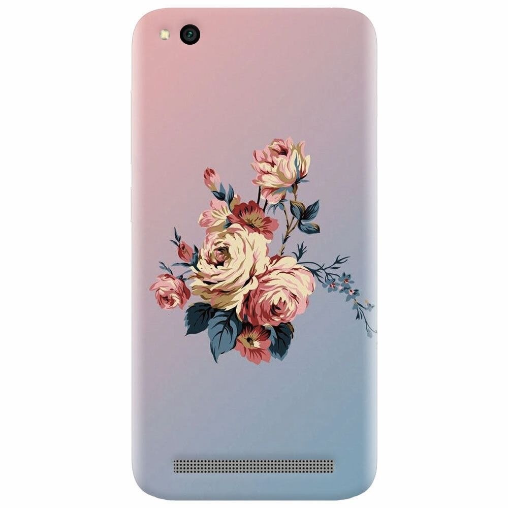 Husa silicon pentru Xiaomi Redmi 5A, Roses