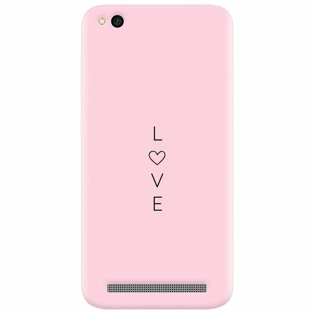 Husa silicon pentru Xiaomi Redmi 5A, Love