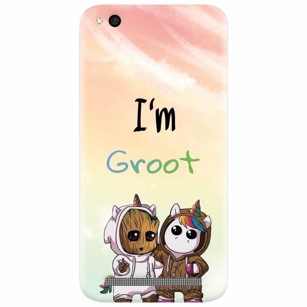 Husa silicon pentru Xiaomi Redmi 5A, Im Groot