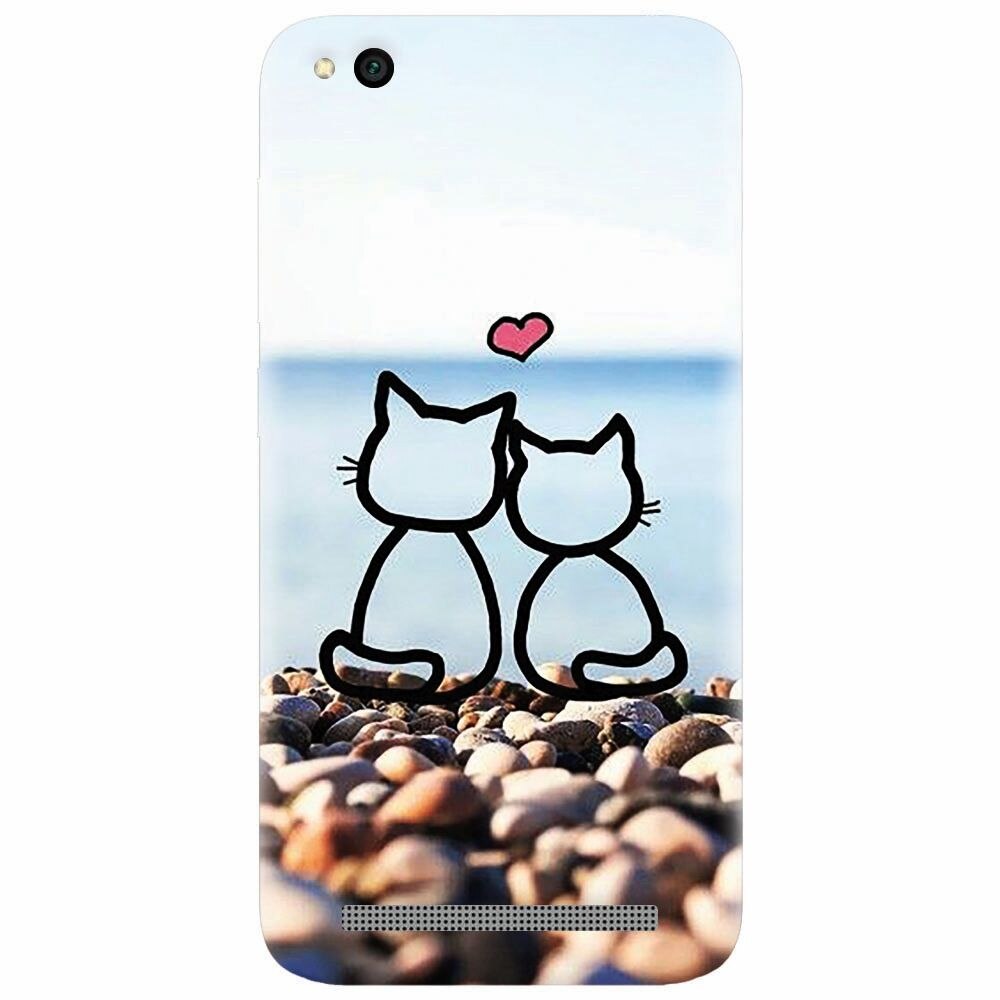 Husa silicon pentru Xiaomi Redmi 4A, In Love Cats