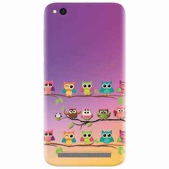 Husa silicon pentru Xiaomi Redmi 5A, Owls Husa silicon pentru Xiaomi Redmi 5A, Owls