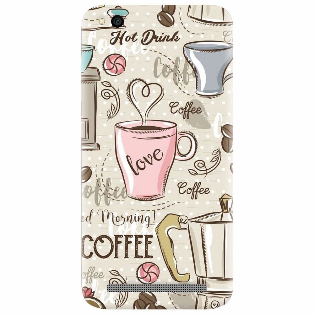 Husa silicon pentru Xiaomi Redmi 5A, Coffe And Donuts