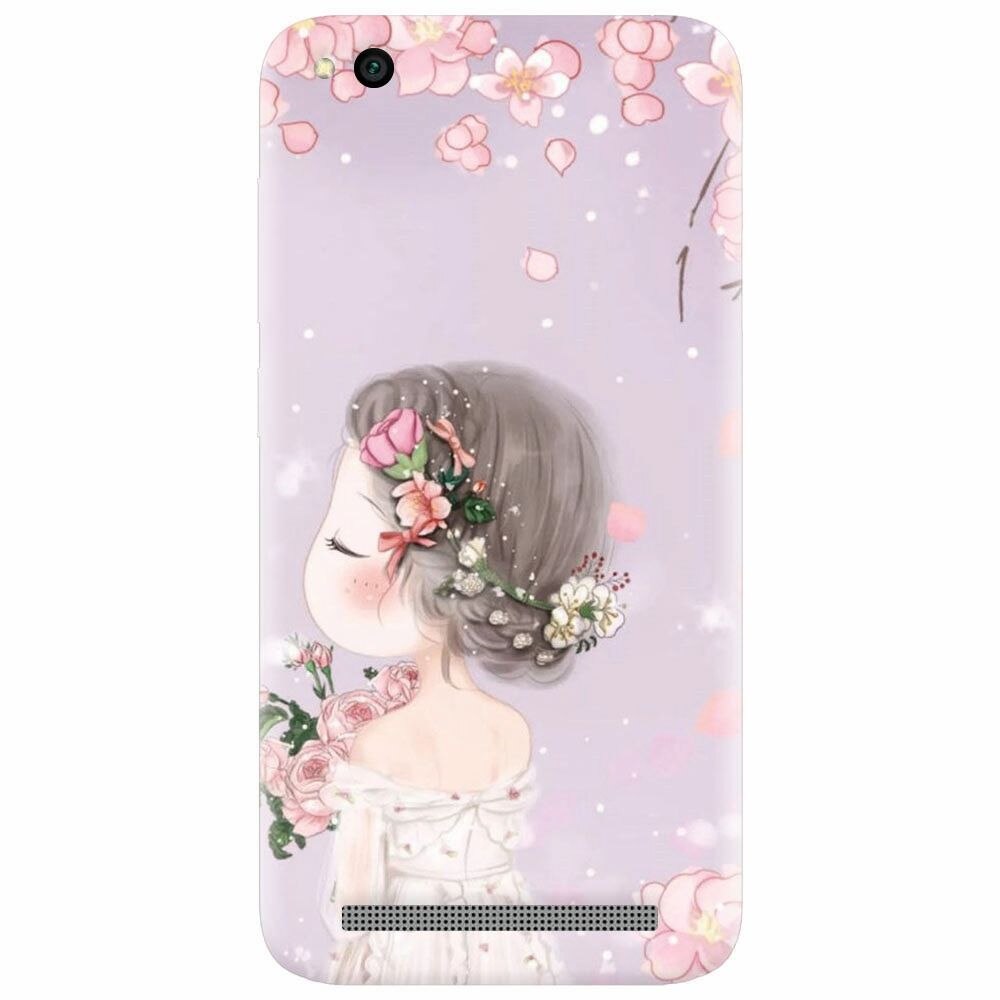 Husa silicon pentru Xiaomi Redmi 4A, Girl 001