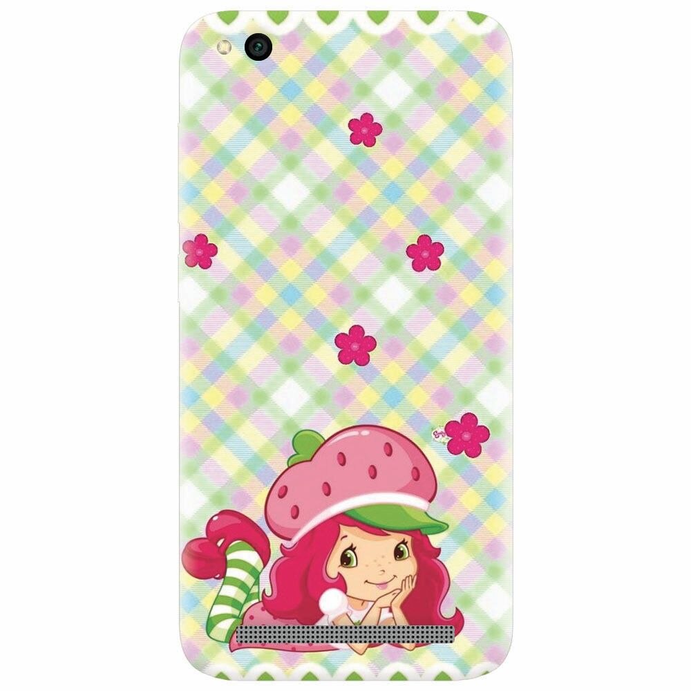 Husa silicon pentru Xiaomi Redmi 4A, Strawberry Girl