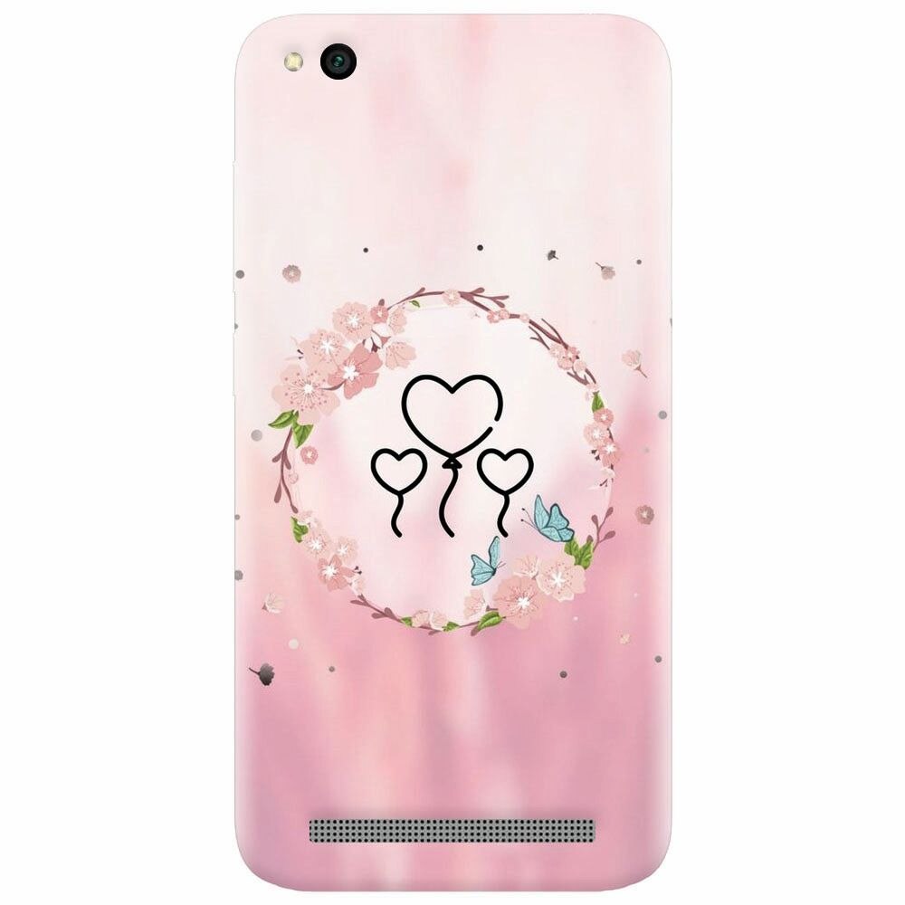 Husa silicon pentru Xiaomi Redmi 4A, Heart Baloons