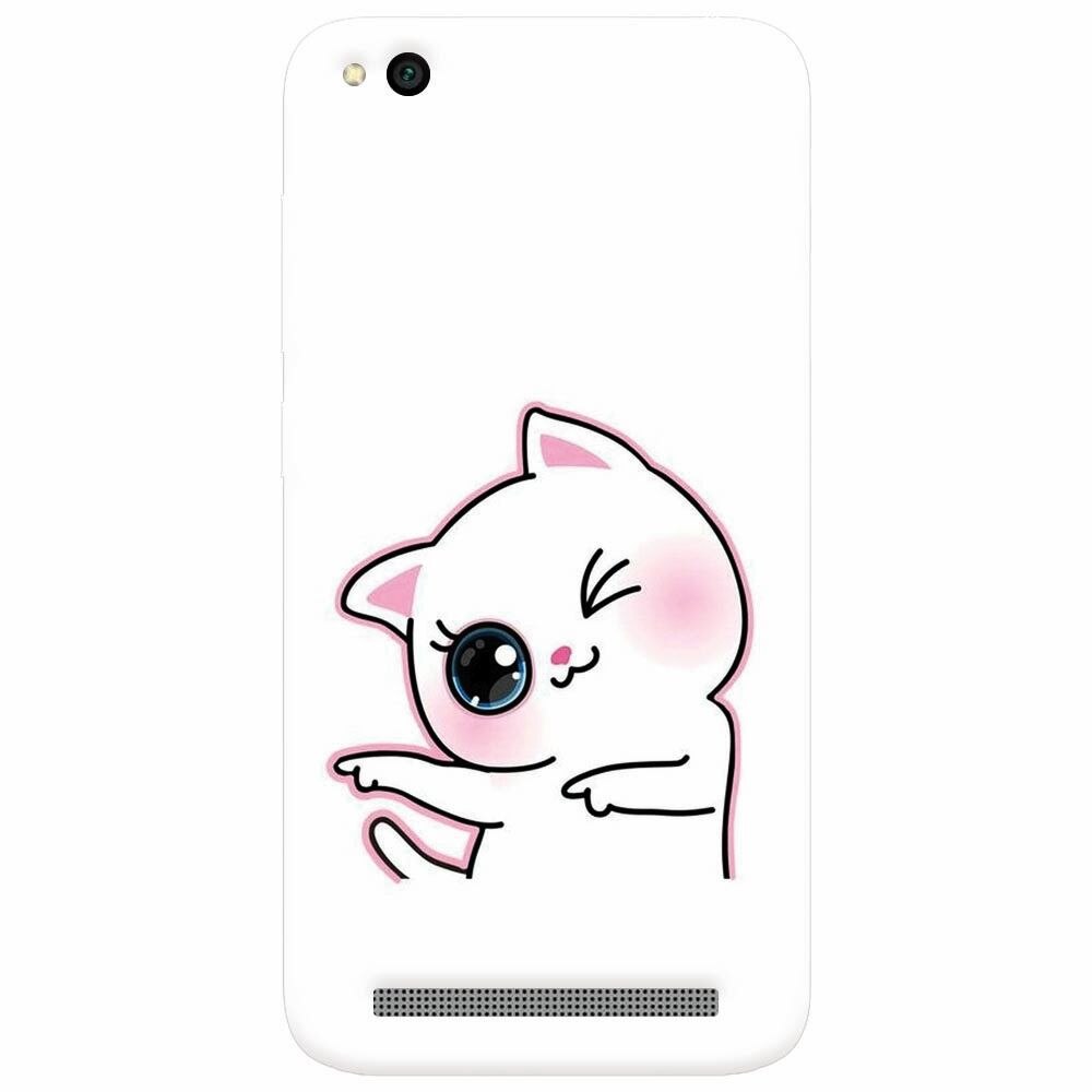 Husa silicon pentru Xiaomi Redmi 5A, Cute Kitty