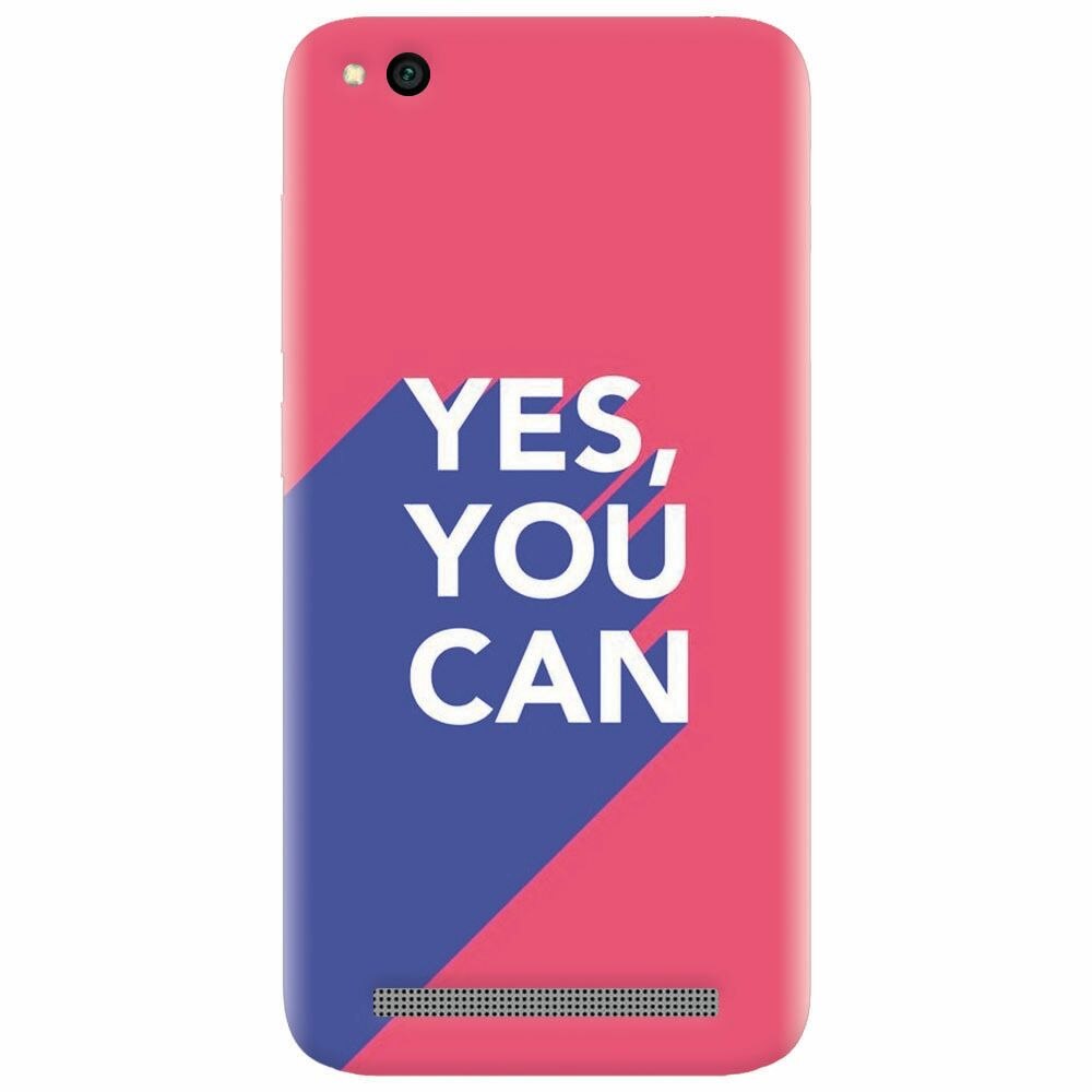 Husa silicon pentru Xiaomi Redmi 5A, Yes You Can