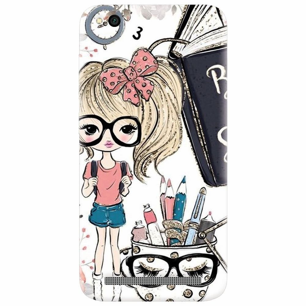 Husa silicon pentru Xiaomi Redmi 4A, School Girl