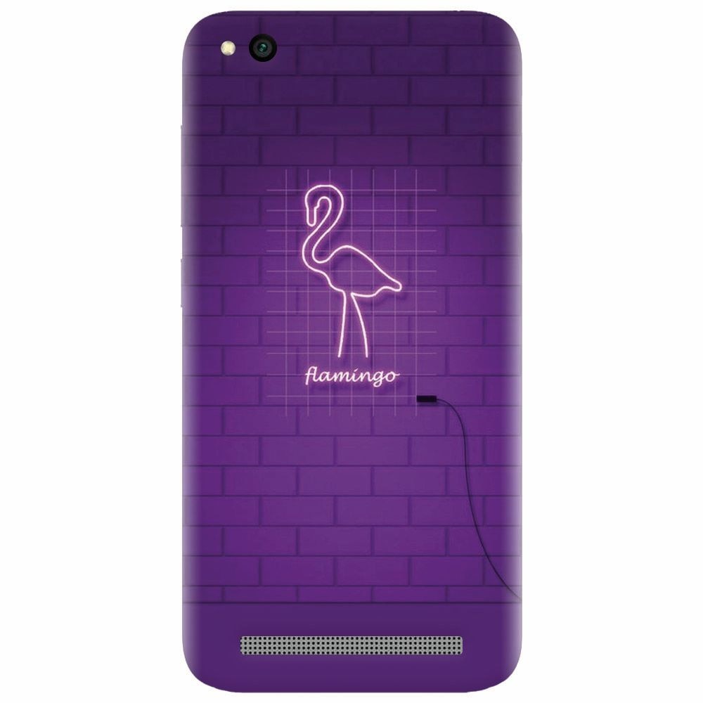 Husa silicon pentru Xiaomi Redmi 4A, Light Flamingo