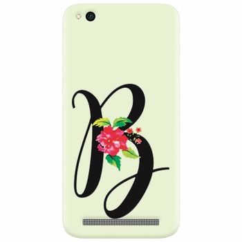 Husa silicon pentru Xiaomi Redmi 4A, Litera B Husa silicon pentru Xiaomi Redmi 4A, Litera B