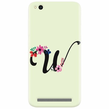 Husa silicon pentru Xiaomi Redmi 4A, Litera W Husa silicon pentru Xiaomi Redmi 4A, Litera W