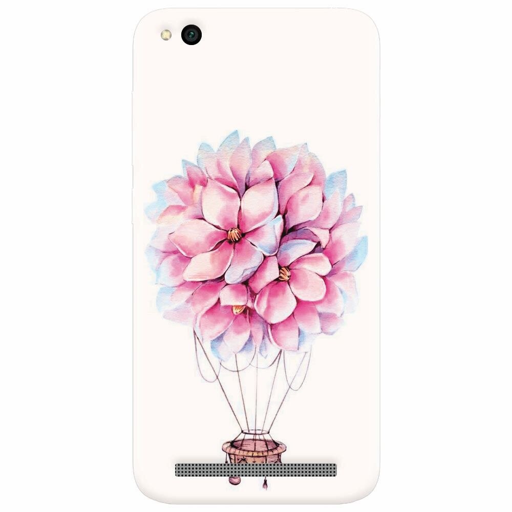 Husa silicon pentru Xiaomi Redmi 4A, Flower Baloon