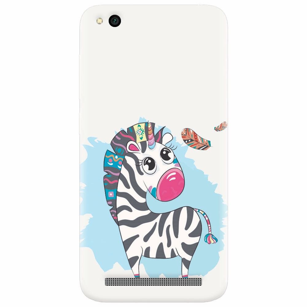 Husa silicon pentru Xiaomi Redmi 5A, Zebra