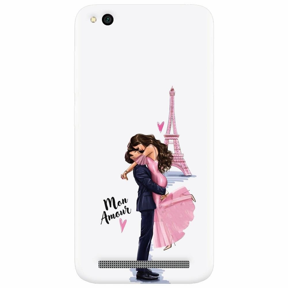 Husa silicon pentru Xiaomi Redmi 5A, Paris Love Mon Amour