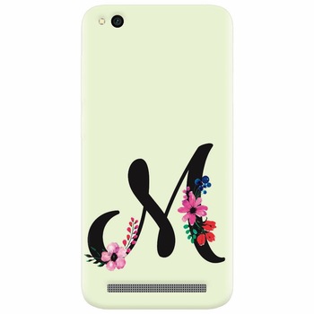 Husa silicon pentru Xiaomi Redmi 4A, Litera M Husa silicon pentru Xiaomi Redmi 4A, Litera M