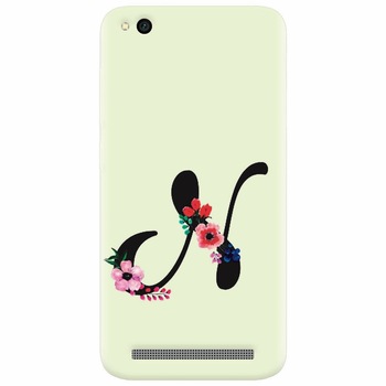 Husa silicon pentru Xiaomi Redmi 4A, Litera N Husa silicon pentru Xiaomi Redmi 4A, Litera N