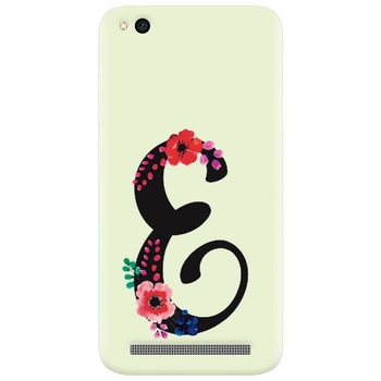 Husa silicon pentru Xiaomi Redmi 4A, Litera E Husa silicon pentru Xiaomi Redmi 4A, Litera E