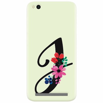 Husa silicon pentru Xiaomi Redmi 4A, Litera J Husa silicon pentru Xiaomi Redmi 4A, Litera J
