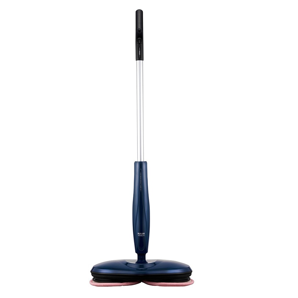 Mop electric Moneual Aqua Jet 5500, Fara fir, Control pulverizare apa, Baterie Li-Ion, 2 lavete rotative