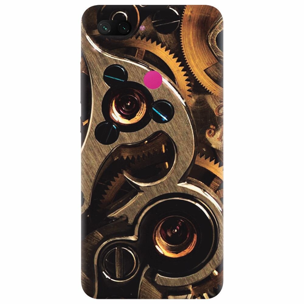 Husa silicon pentru Xiaomi Mi 8 Lite, Clock Mechanism