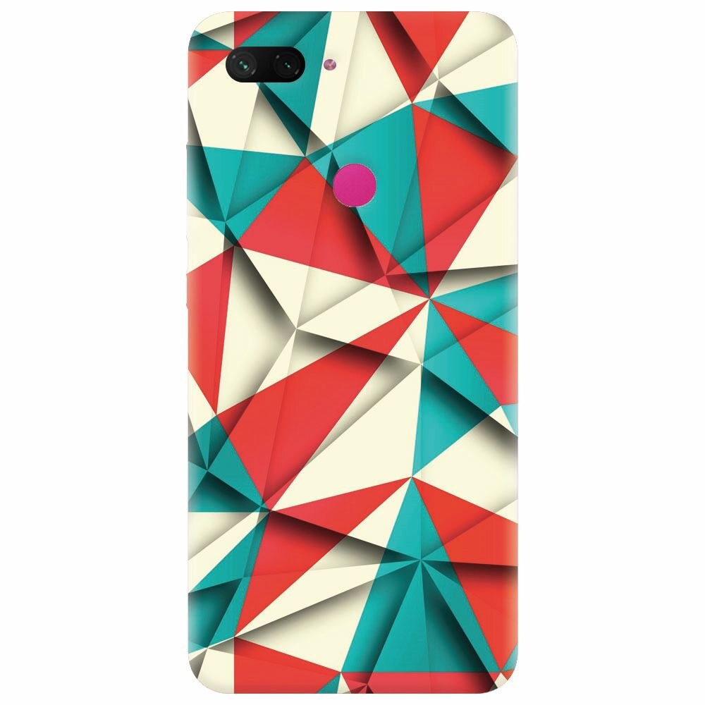 Husa silicon pentru Xiaomi Mi 8 Lite, Abstract Vector