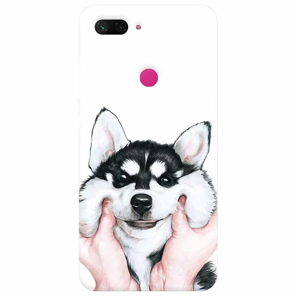 Husa silicon pentru Xiaomi Mi 8 Lite, Cute Dog 1
