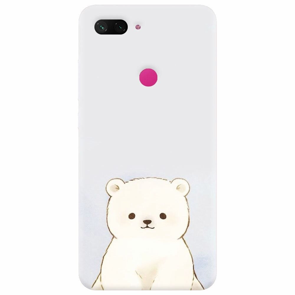 Husa silicon pentru Xiaomi Mi 8 Lite, Bear