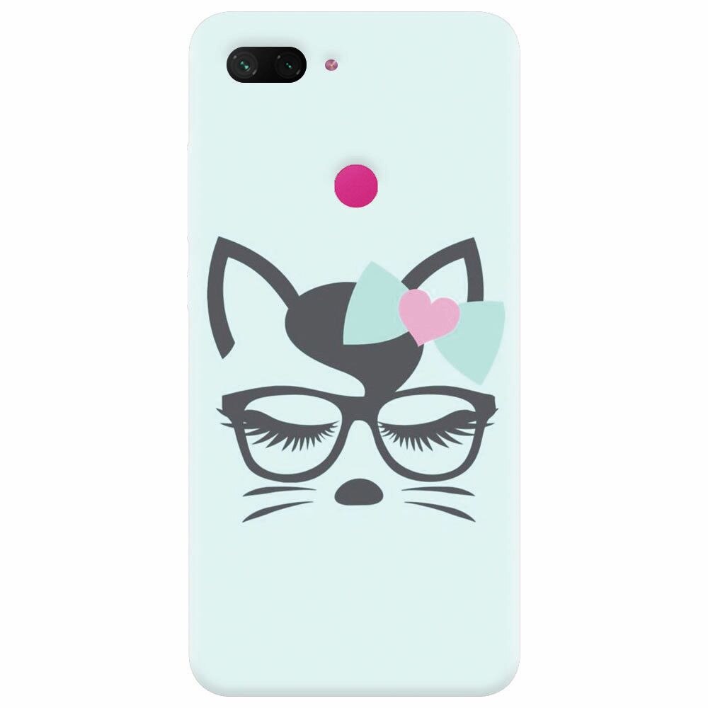 Husa silicon pentru Xiaomi Mi 8 Lite, Angel Cat