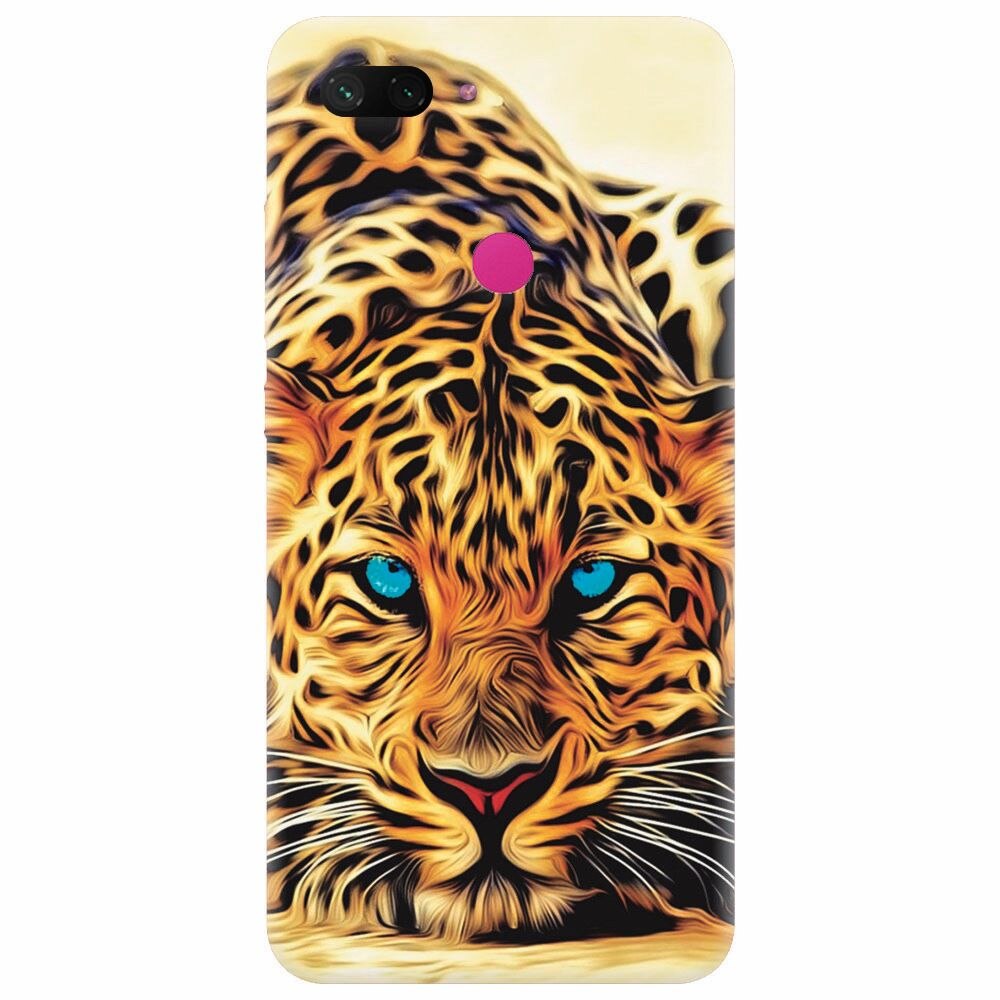 Husa silicon pentru Xiaomi Mi 8 Lite, Animal Tiger