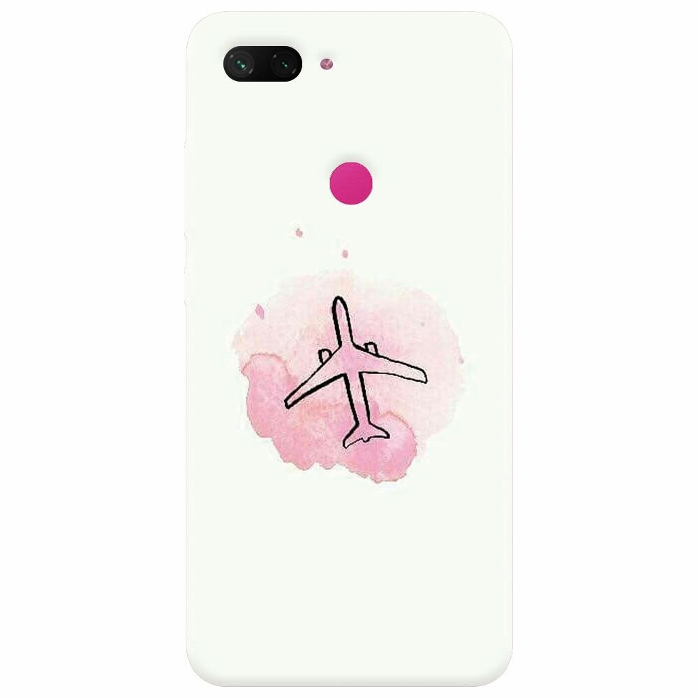 Husa silicon pentru Xiaomi Mi 8 Lite, Airplain