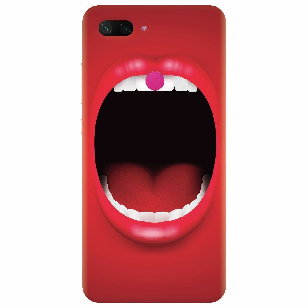 Husa silicon pentru Xiaomi Mi 8 Lite, Big Mouth
