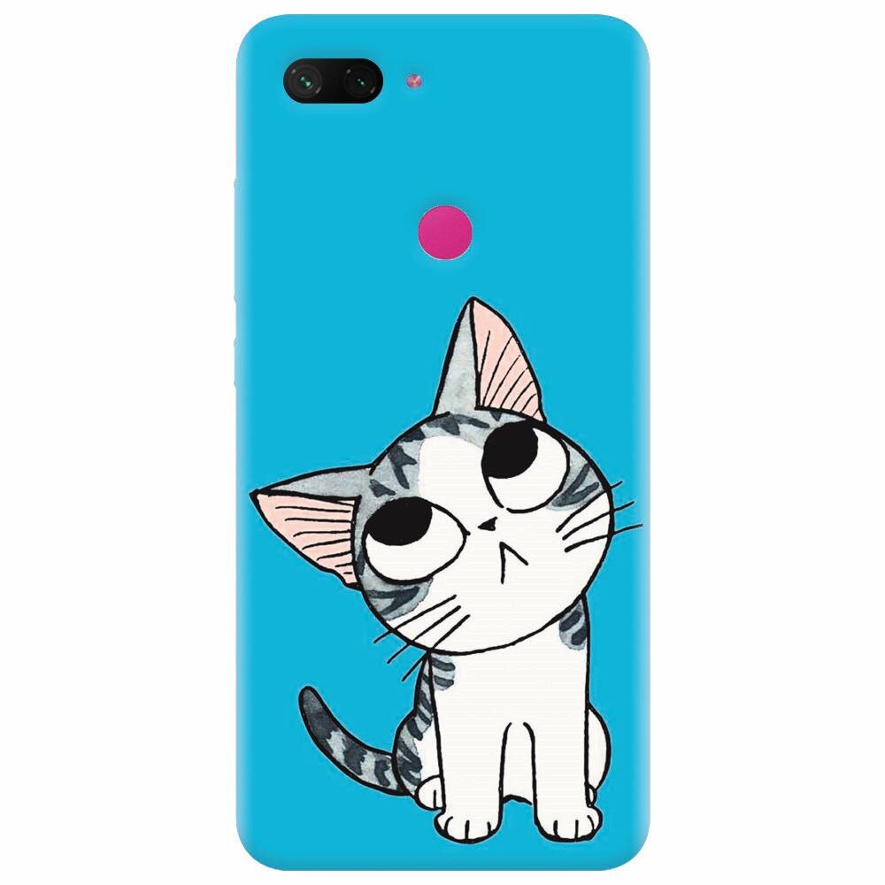 Husa silicon pentru Xiaomi Mi 8 Lite, Cat Lovely Cartoon