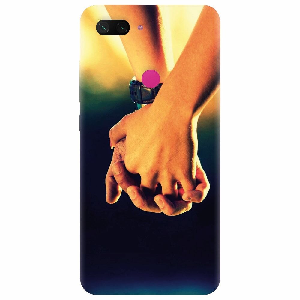Husa silicon pentru Xiaomi Mi 8 Lite, Couple Holding Hands