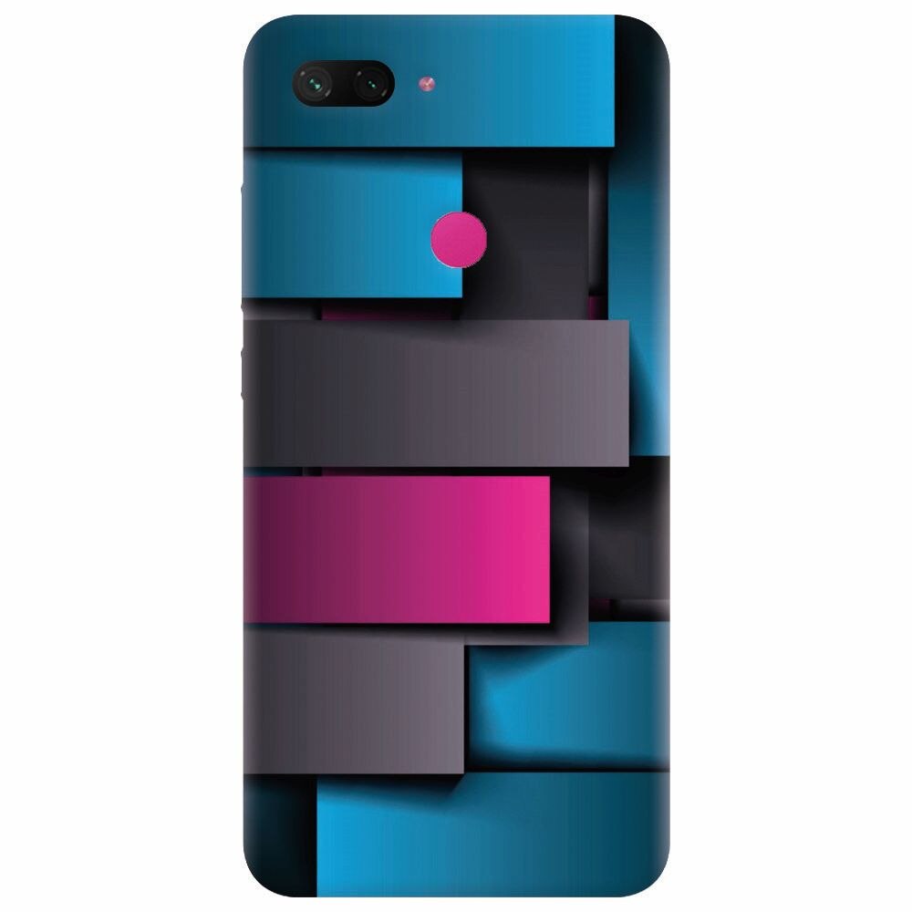 Husa silicon pentru Xiaomi Mi 8 Lite, Cool Abstract