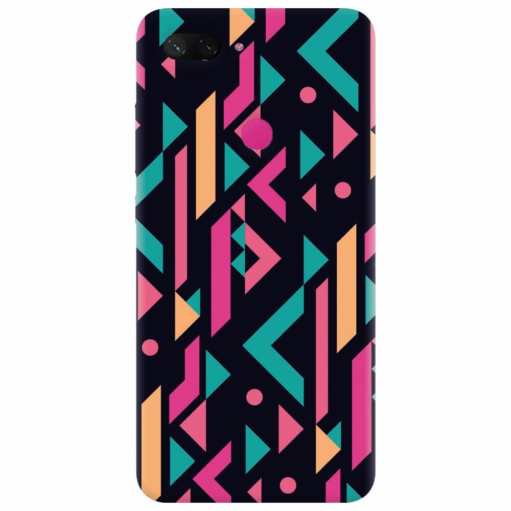 Husa silicon pentru Xiaomi Mi 8 Lite, Alien Geometrics