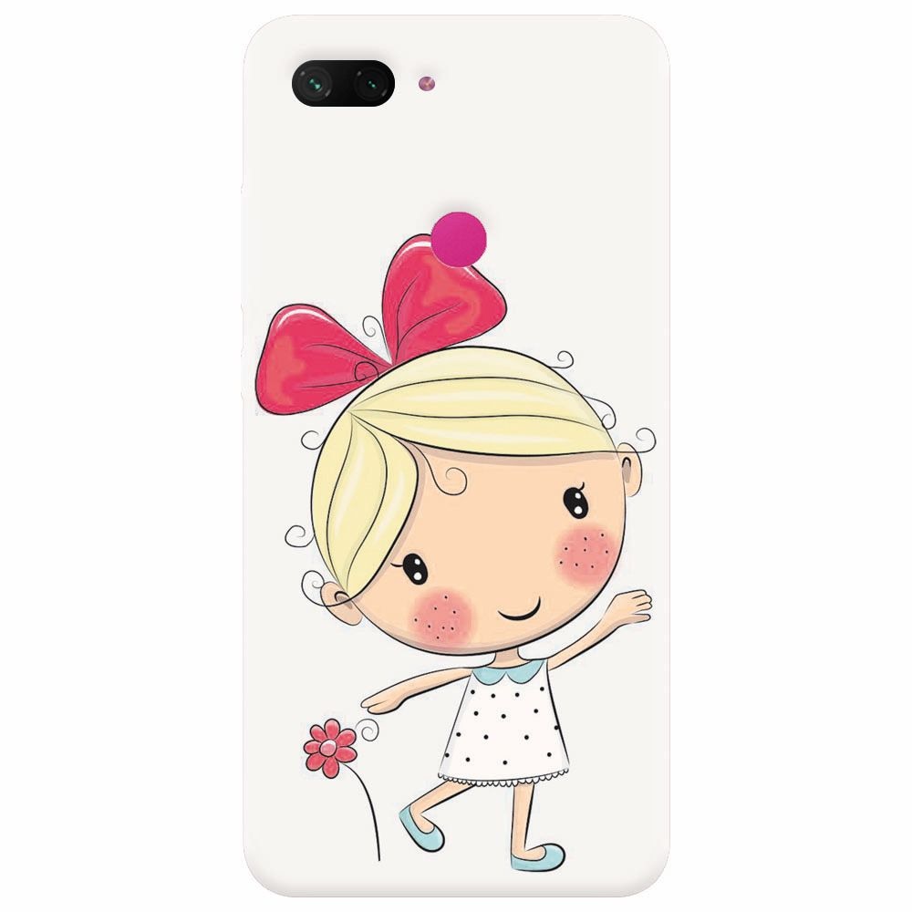 Husa silicon pentru Xiaomi Mi 8 Lite, Fetita