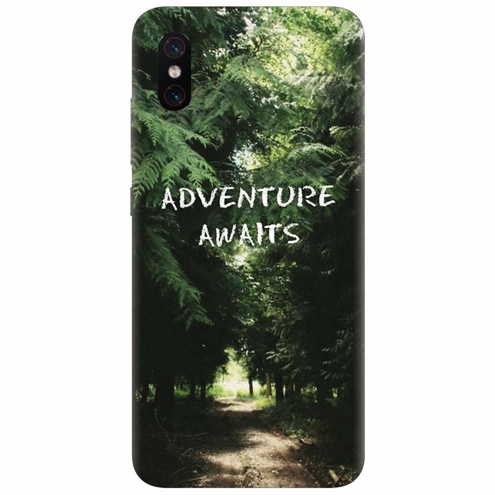 Husa silicon pentru Xiaomi Mi 8 Pro, Adventure Awaits Forest