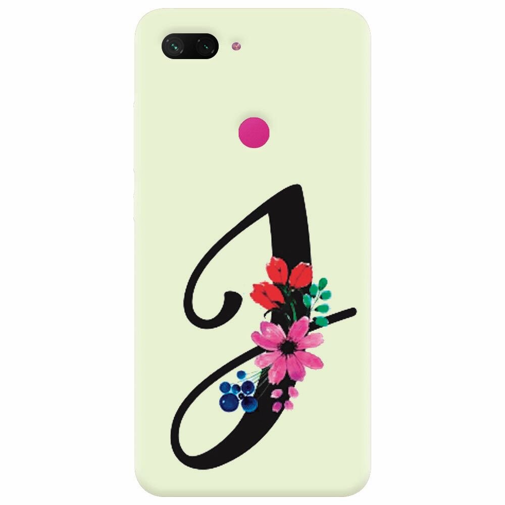 Husa silicon pentru Xiaomi Mi 8 Lite, Litera J