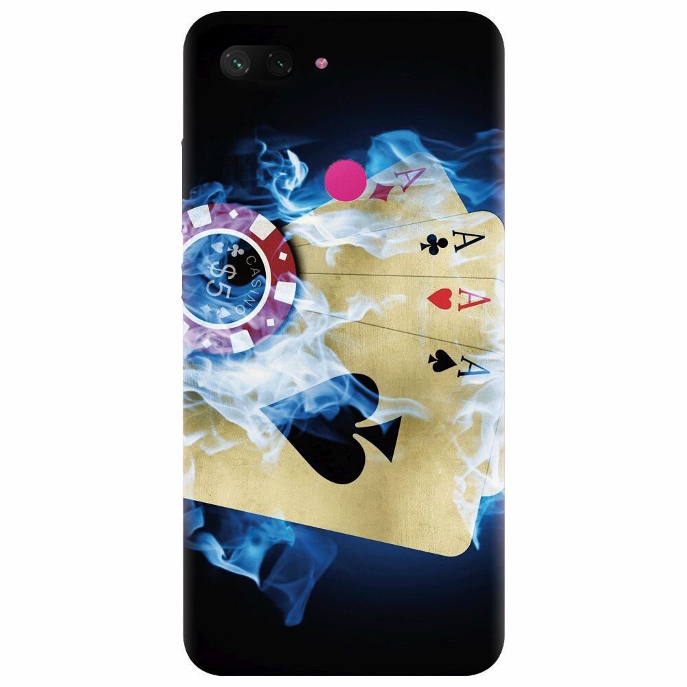 Husa silicon pentru Xiaomi Mi 8 Lite, Casino