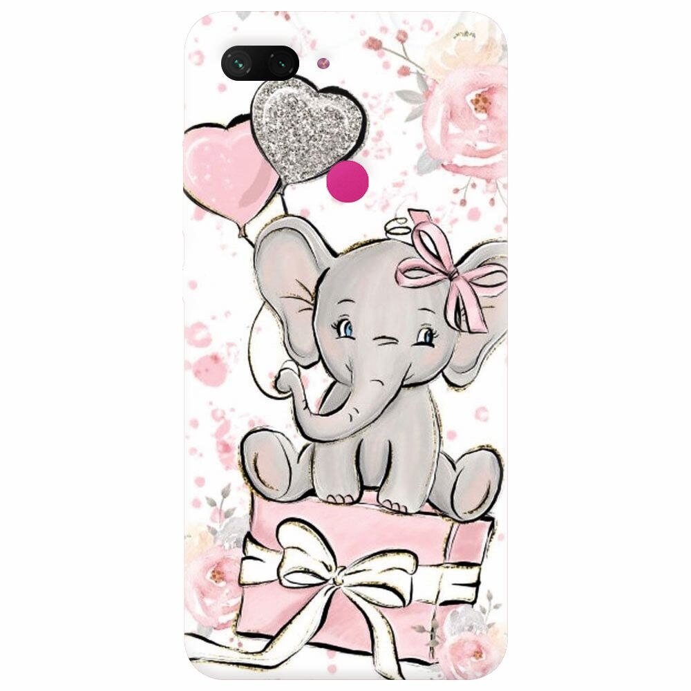 Husa silicon pentru Xiaomi Mi 8 Lite, Elefant