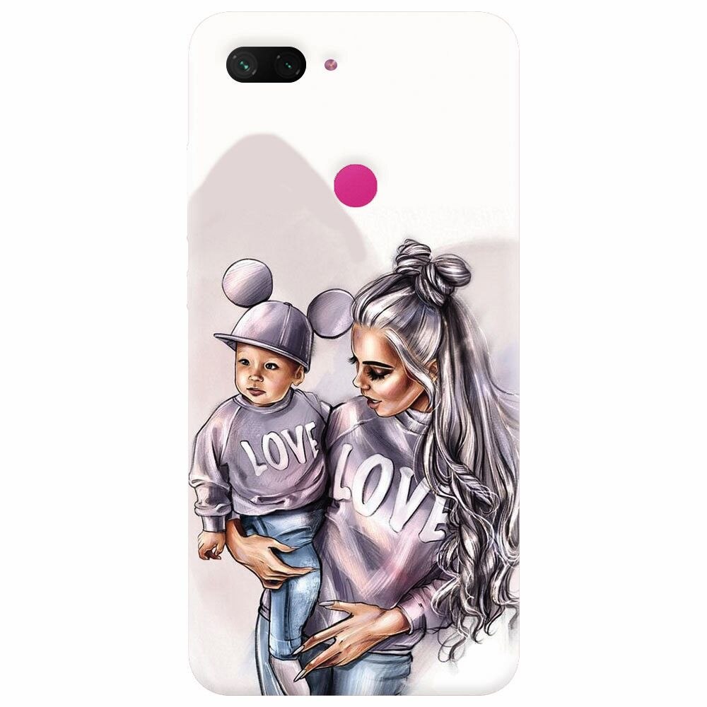 Husa silicon pentru Xiaomi Mi 8 Lite, Mommy Love