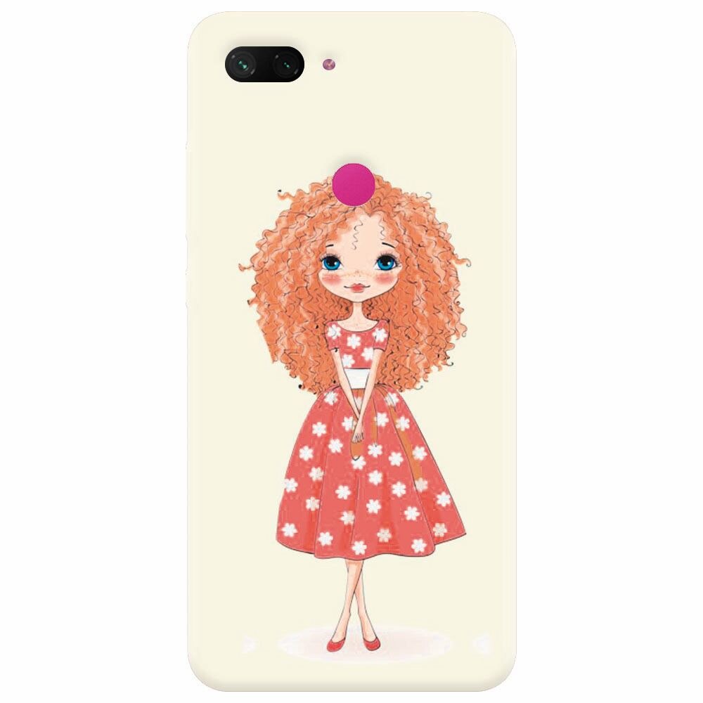 Husa silicon pentru Xiaomi Mi 8 Lite, Sweet Little Girl