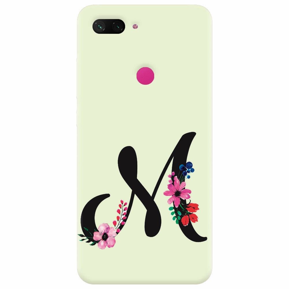 Husa silicon pentru Xiaomi Mi 8 Lite, Litera M